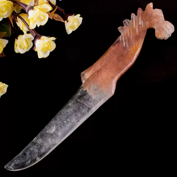 crystal carving dagger knife sword